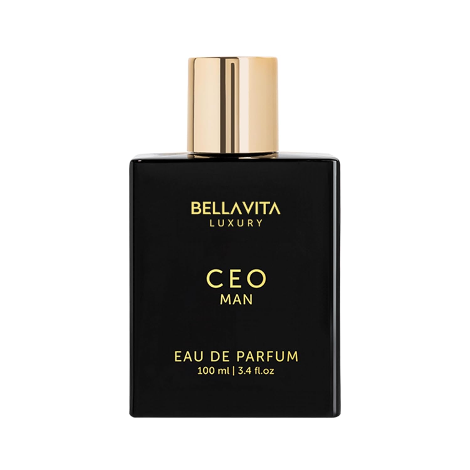 Bellavita Luxury CEO MAN Eau de Parfum | 100 ml (3.4 fl.oz.) | Perfume for Men | Mandarin, Lemon, Lavender, and Vetiver Notes | Long Lasting Men's Fragrance