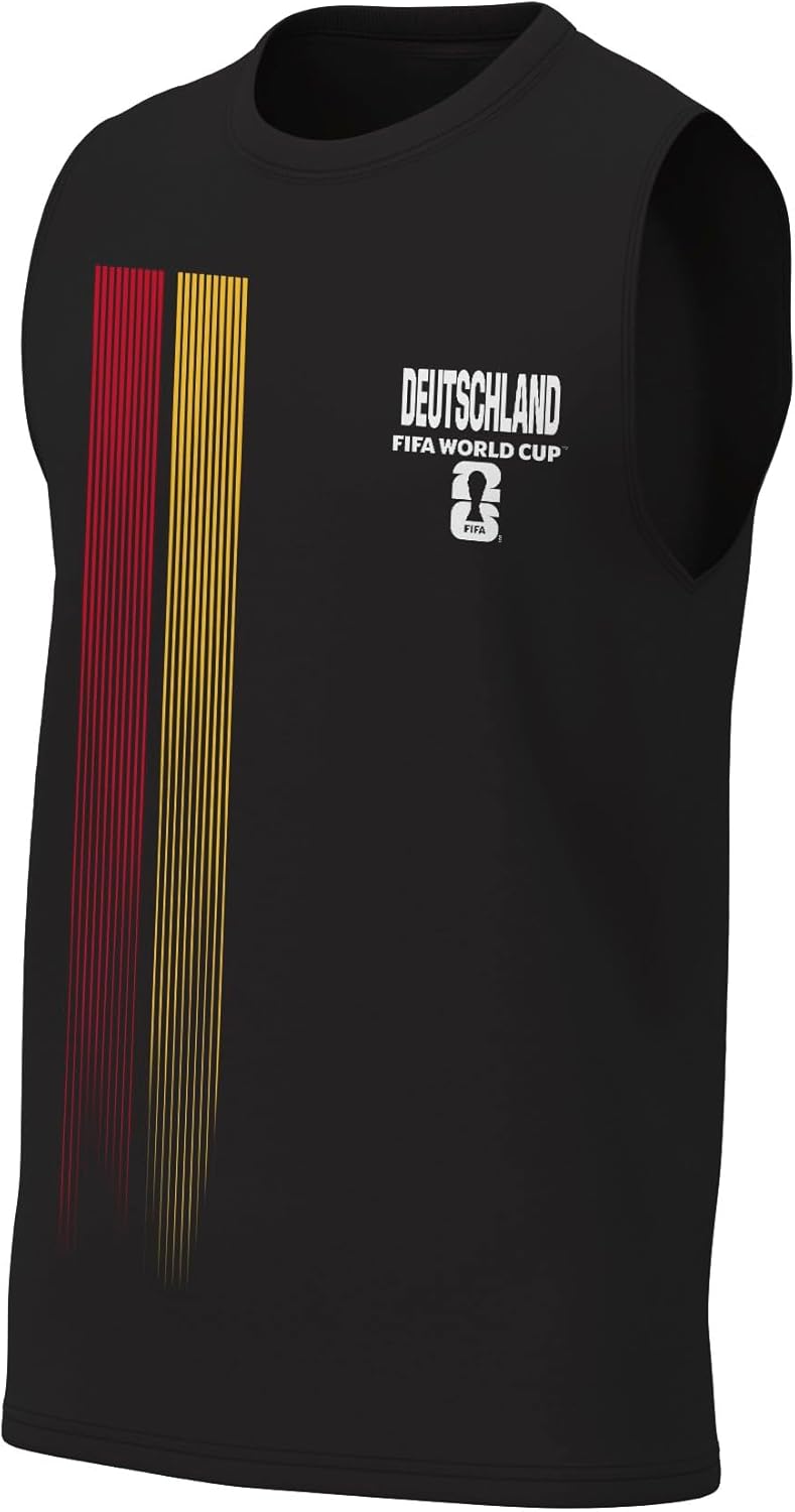FIFA World Cup 2026 Men's Official Country Stripe Sleeveless Muscle Tee Tank Top
