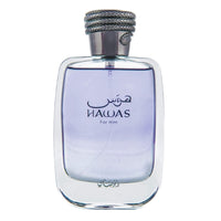 RASASI Hawas For Men Eau De Parfum Spray 100ML (3.4 Oz) - Long Lasting Arabian Perfume, Premium Perfume Men, Ideal for Special Occasions & Daily Elegance, A Bold and Captivating Fragrance
