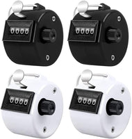 Counter Clicker 4-Digit Number Count, Handheld Mechanical Counters Clickers Pitch Counter for Coaching, Knitting, People, Lap, Fishing, Golf, Toddler & Fidget（6 color You can choice