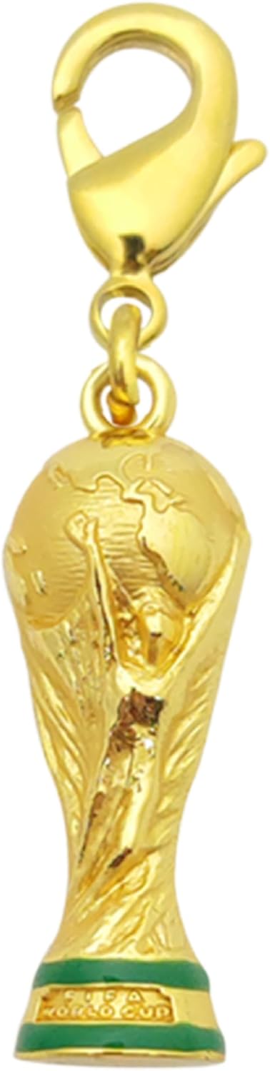 Official FIFA World Cup 2026 Edition -1 Inch 3D Trophy Dangler - Timeless Collector’s Item - Premium Weighted Zinc Alloy Craftsmanship - Built to Last; Ideal for Backpacks, Keys and purses