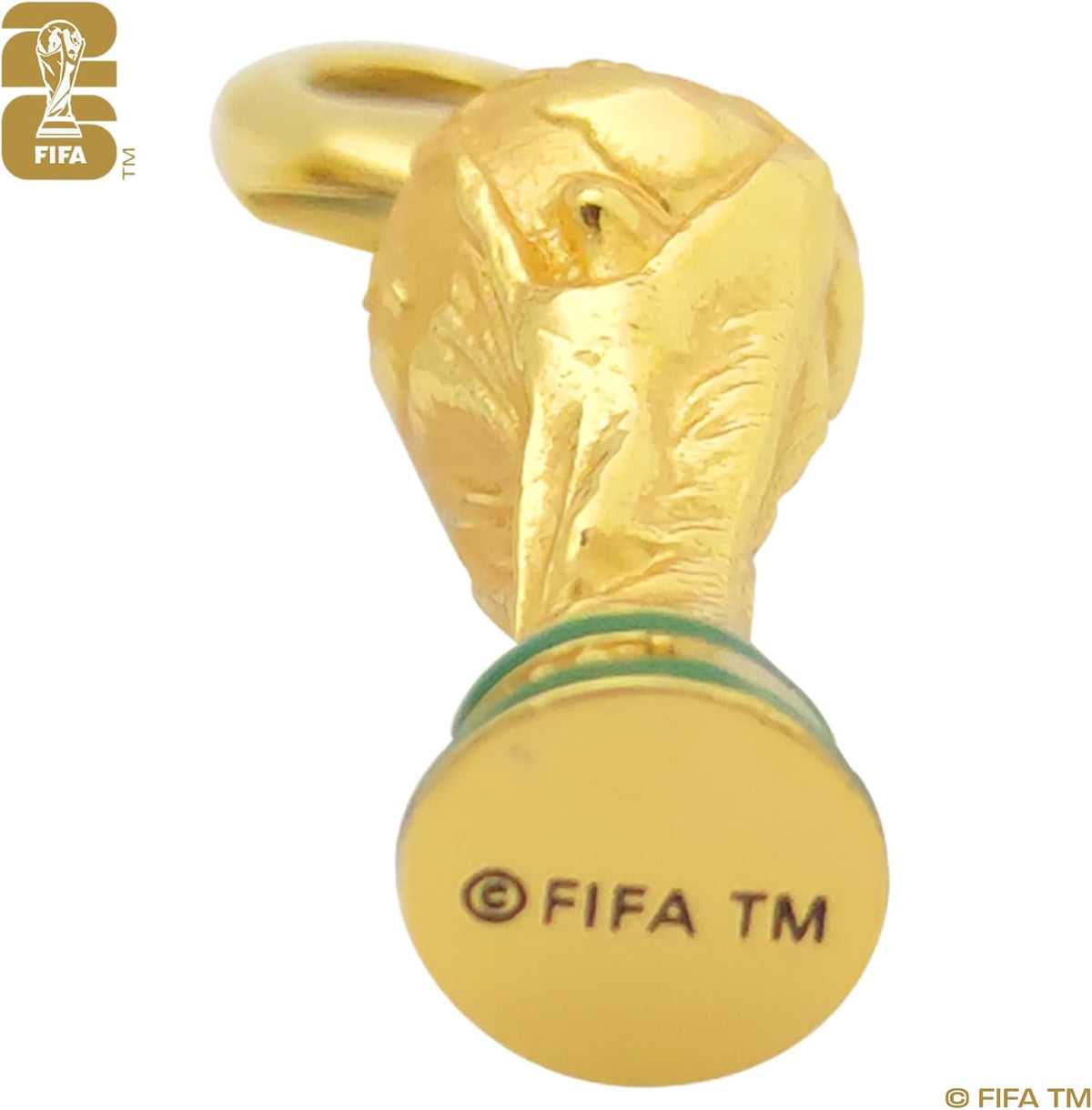 Official FIFA World Cup 2026 Edition -1 Inch 3D Trophy Dangler - Timeless Collector’s Item - Premium Weighted Zinc Alloy Craftsmanship - Built to Last; Ideal for Backpacks, Keys and purses