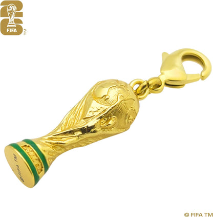 Official FIFA World Cup 2026 Edition -1 Inch 3D Trophy Dangler - Timeless Collector’s Item - Premium Weighted Zinc Alloy Craftsmanship - Built to Last; Ideal for Backpacks, Keys and purses