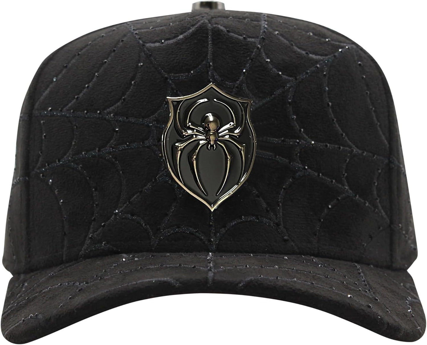 Ferreti Hats FT154 Black Spider Hat for Men & Women - Premium Baseball Snapback Cap, Gorra Negra para Hombre y Mujer