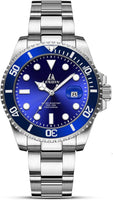 LN LENQIN Mens Watches Stainless Steel Waterproof Analog Quartz Watch for Men with Date Luminous Fashion Wristwatch
