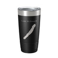 Lake McDonald Map Tumbler Travel Mug Insulated Laser Engraved Coffee Cup Glacier National Park Montana 20 oz